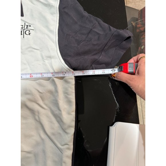 CUBAVERA BLACK AND WHITE BUTTON DOWN SHORT SIZE SMALL | W1 - Picture 2 of 5